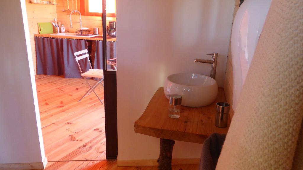 La Cabane Perchee Du Faucon Frechou-Frechet Bagian luar foto